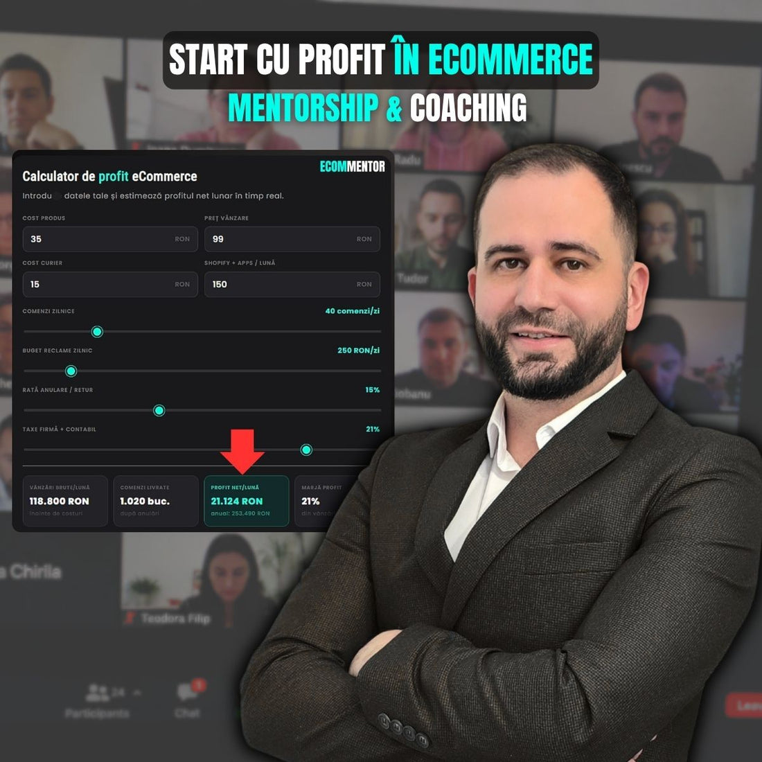 Cât costă să începi eCommerce în România în 2026 — cifrele exacte